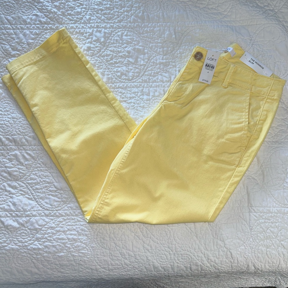 Loft Monroe Slim Chino pants